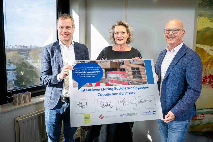 Gemeente Capelle aan den IJssel en corporaties tekenen intentieverklaring sociale woningbouw